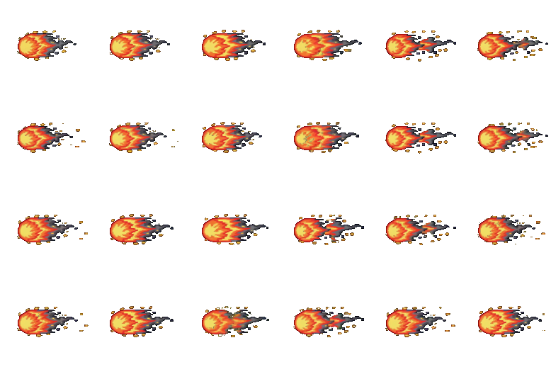 Fireball spritesheet