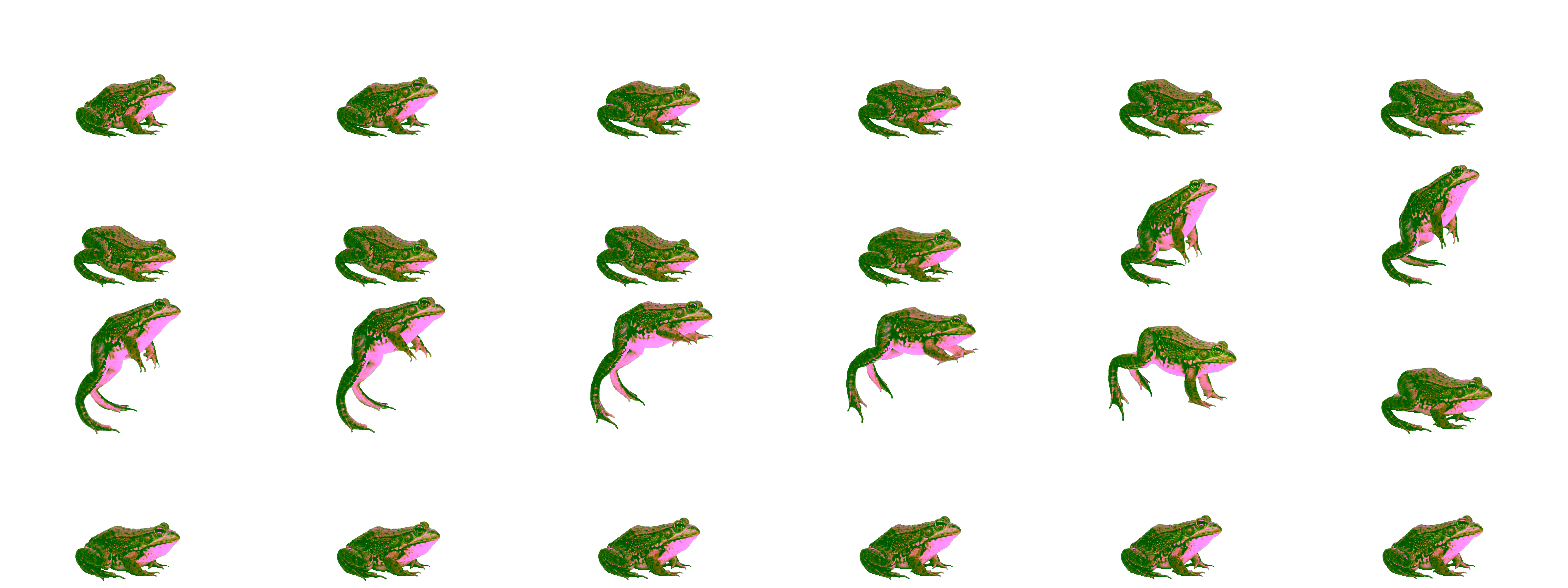 Frog spritesheet