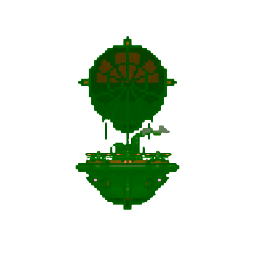 AI-generated mothership front view