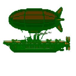AI-generated mothership side view