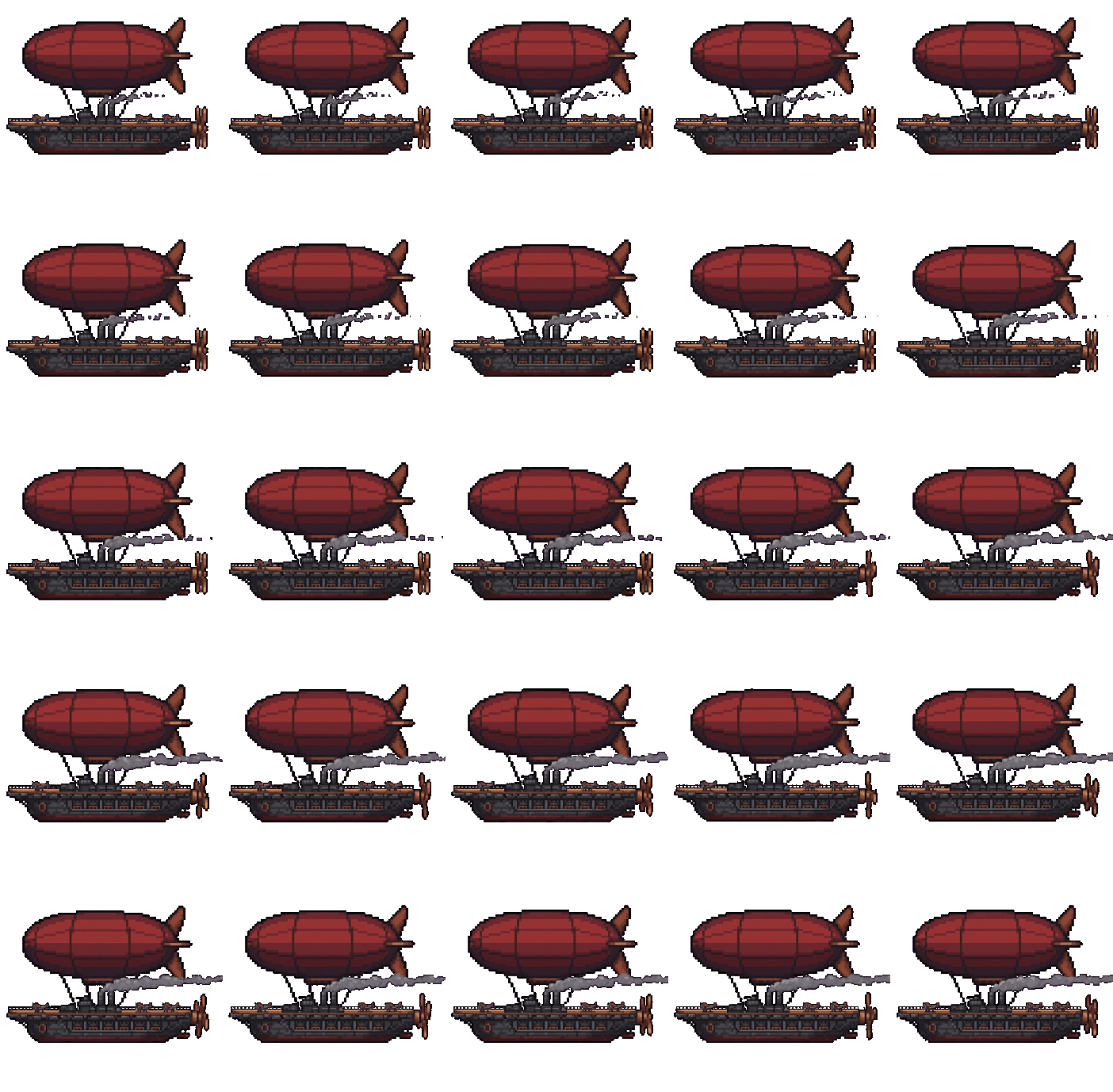 Mothership spritesheet sample